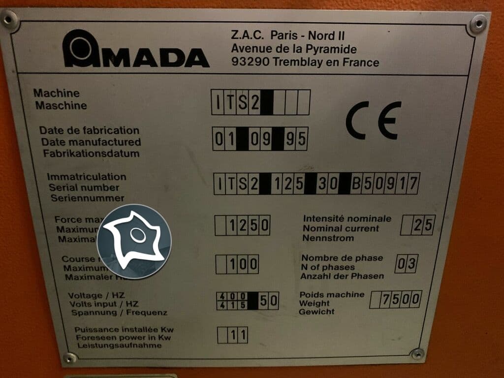 Листогибочный гидравлический пресс с ЧПУ AMADA PROMECAM ITS2 125-3-ID15558