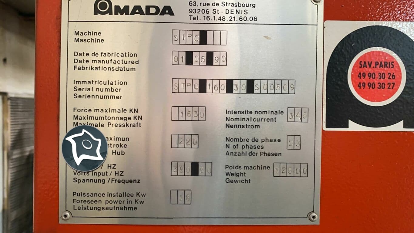 Листогибочный гидравлический пресс с ЧПУ AMADA PROMECAM STPC-ID15574