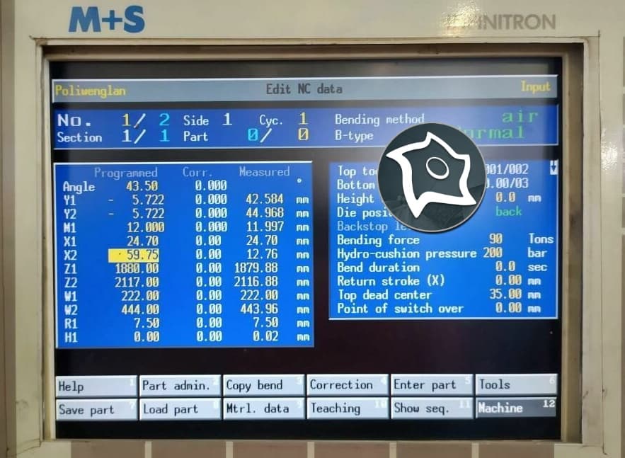 Листогибочный гидравлический пресс с ЧПУ HAMMERLE BM 200-3100-ID14921