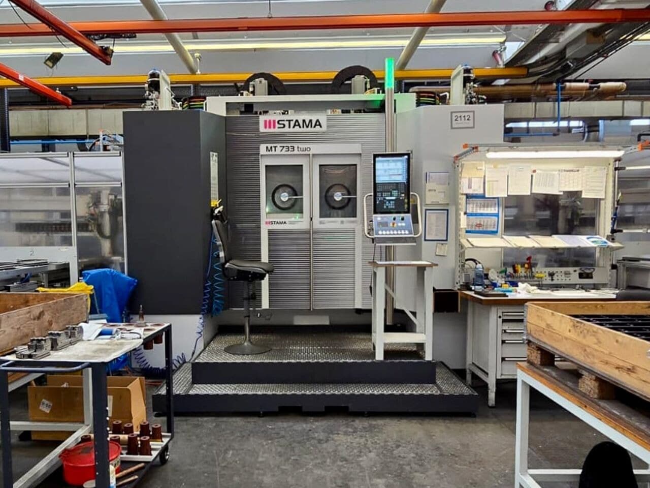 Многофункциональный обрабатывающий центр с ЧПУ Stama MT 733 two-ID17459
