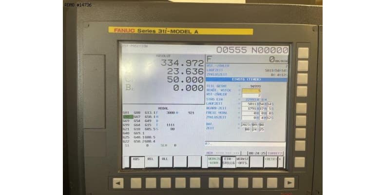 Многоосевой токарно-фрезерный центр HWACHEON T2-2T YSMC (8 осей)-ID17131