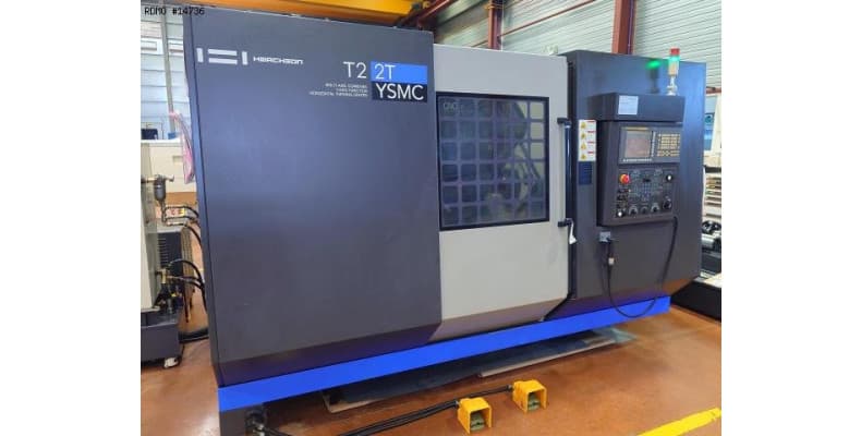 Многоосевой токарно-фрезерный центр HWACHEON T2-2T YSMC (8 осей)-ID17131