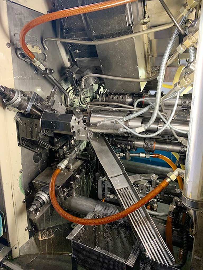 Многошпиндельный токарный автомат с ЧПУ Schütte SF20 DNT-ID17403