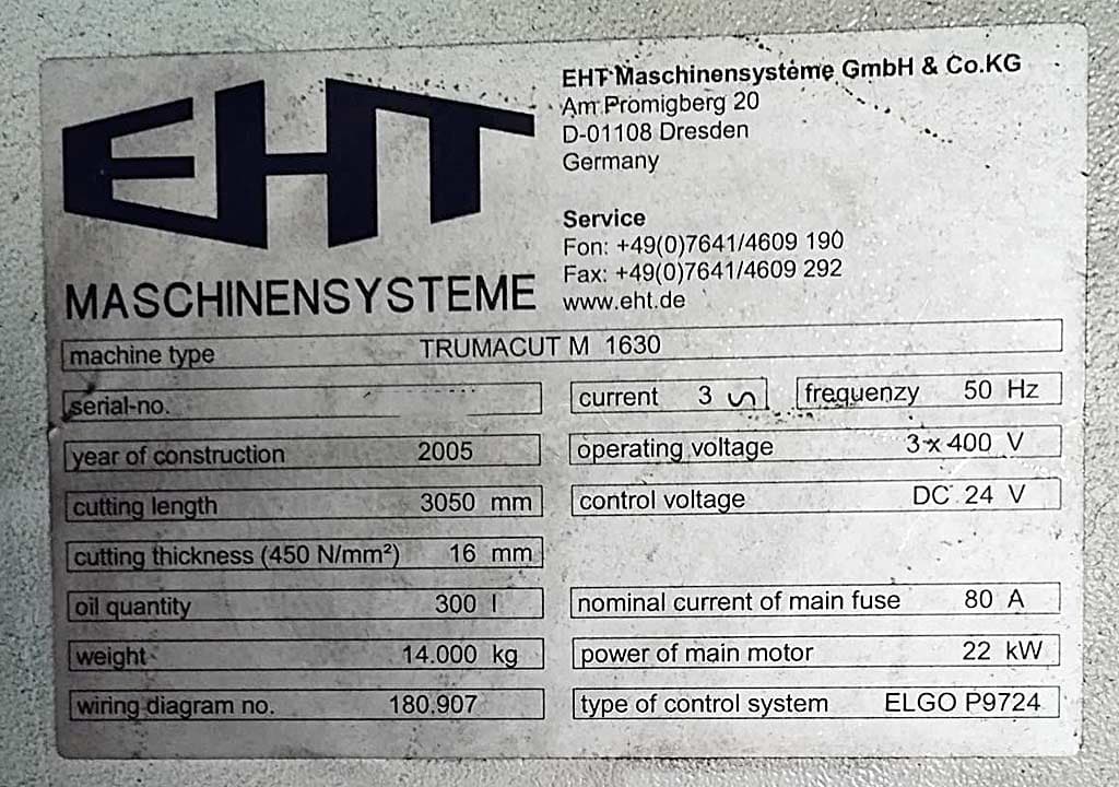 Настольные ножницы Trumpf/eht TrumaCut 1630 M-ID17689