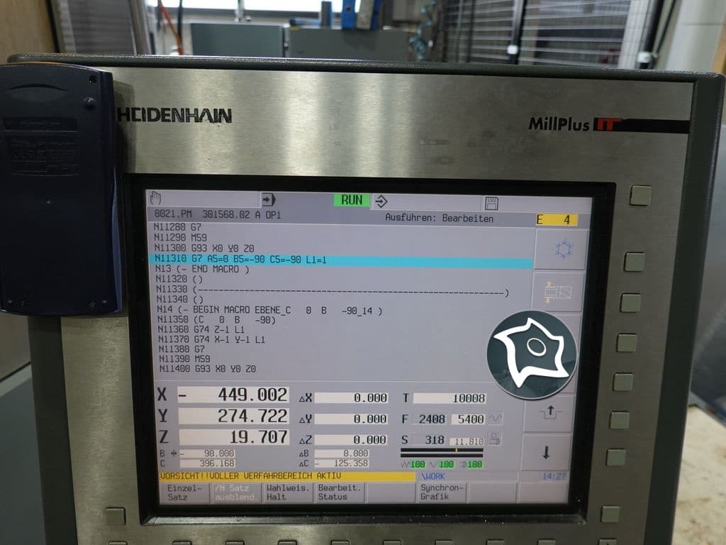 Обрабатывающий центр с ЧПУ DECKEL MAHO DMU 80 T-ID13546