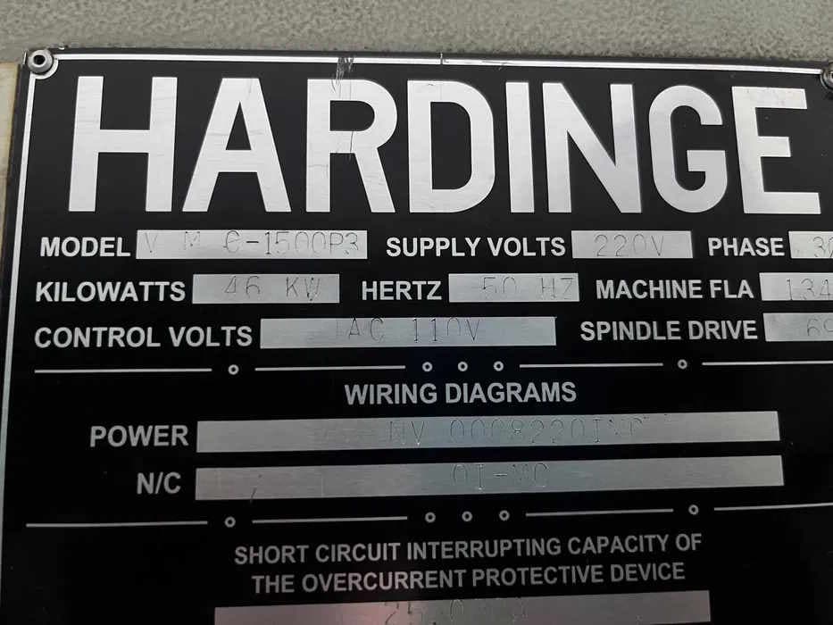 Обрабатывающий центр с ЧПУ Hardinge Bridgeport VMC 1500 P3 -ID17188