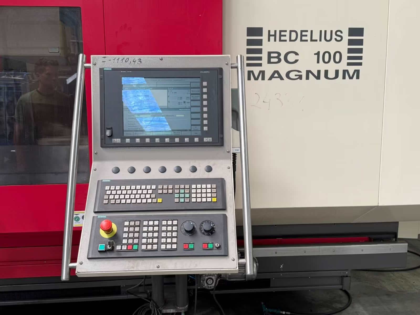 Обрабатывающий центр с ЧПУ Hedelius BC 100 P-3500 Magnum-ID17724