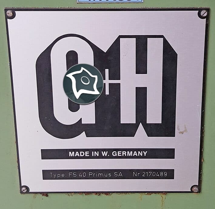 Плоскошлифовальный станок Geibel + Hotz FS 40 Primus SA-ID15644