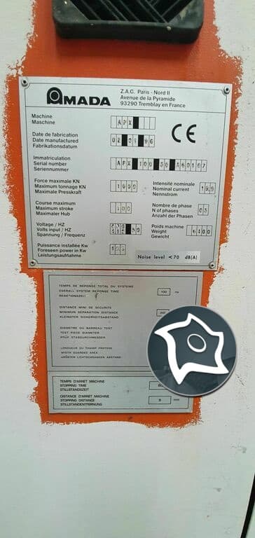 Пресс листогибочный гидравлический Amada APX 103-ID13728