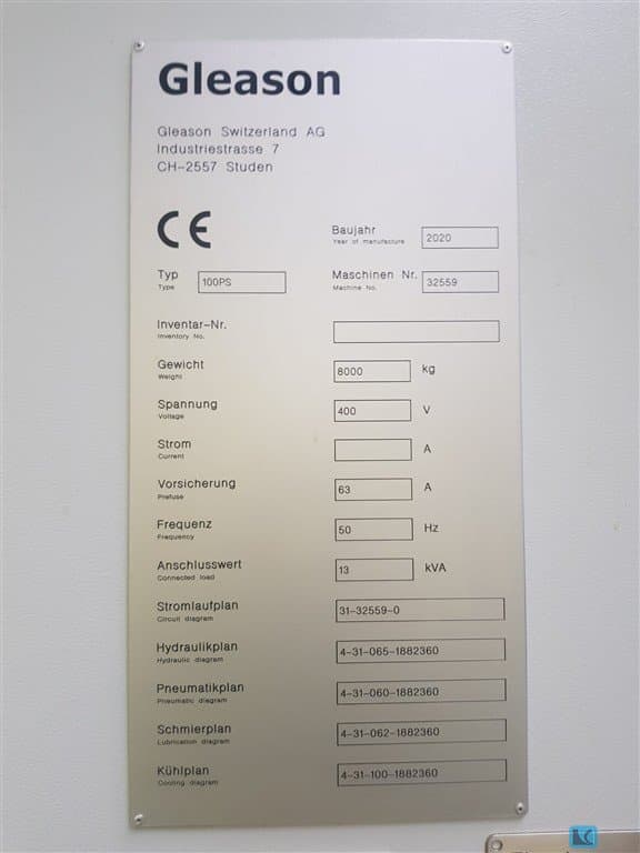 Роликовый очистительный станок GLEASON 100PSiC-ID17621