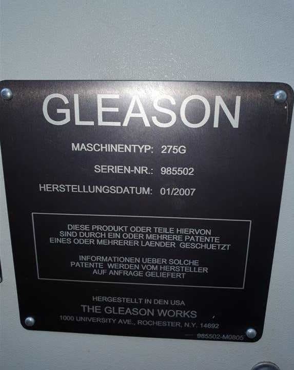 Станок для шлифовки конических зубчатых передач GLEASON 275G-ID17619