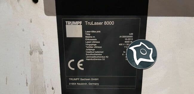 Станок лазерной резки с ЧПУ TRUMPF TruLaser 8000-ID12841