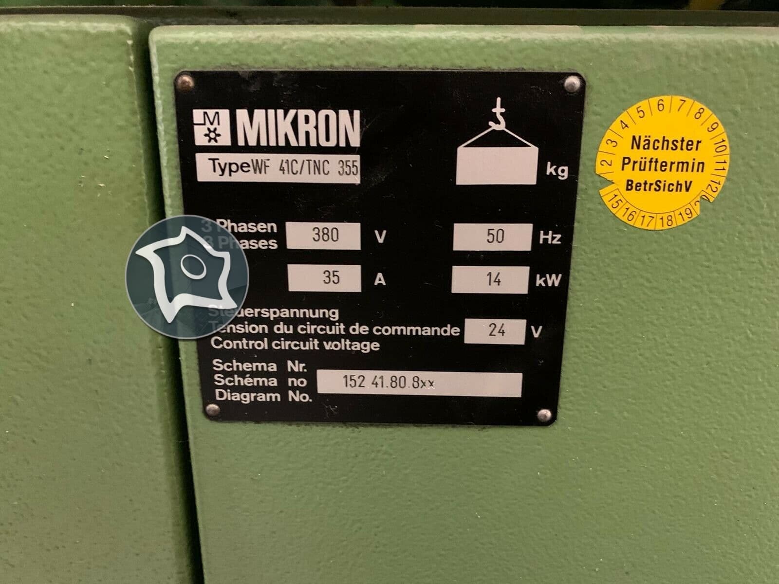 Станок универсальный фрезерный с ЧПУ MIKRON WF 41 C-ID14216