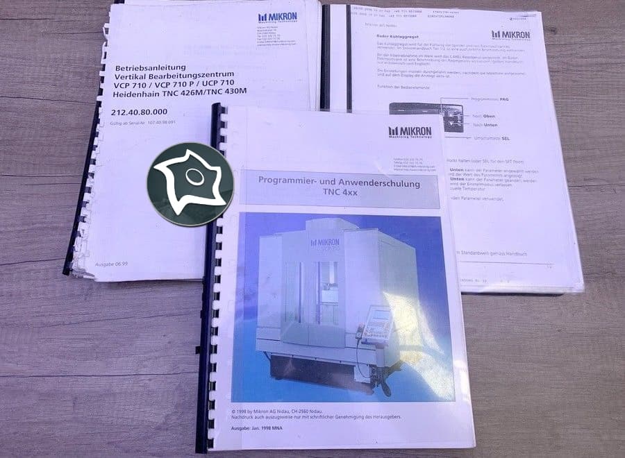 Станок вертикальный фрезерный с ЧПУ MIKRON VCP 710-ID12944