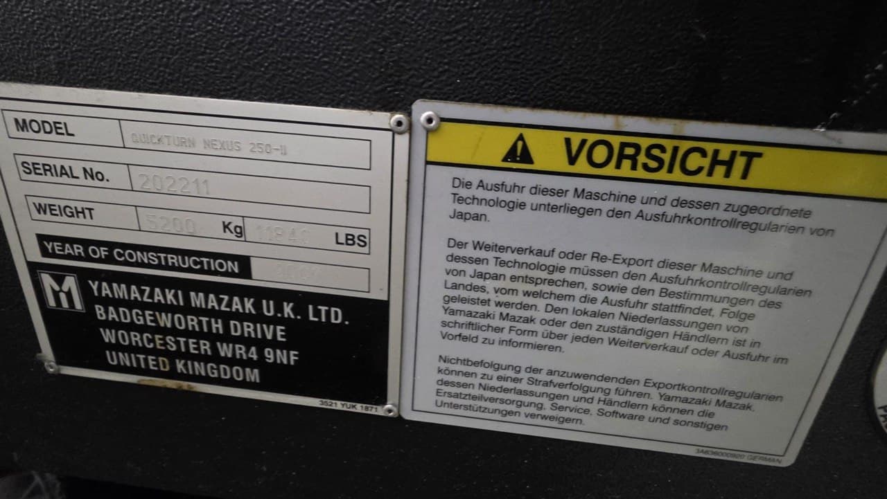 Токарний центр з ЧПУ Mazak Quick Turn Nexus 250 II-ID17950