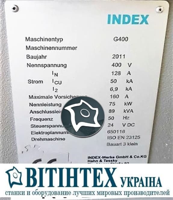Токарно-фрезерный центр с ЧПУ INDEX G 400 S-1/300-ID13057