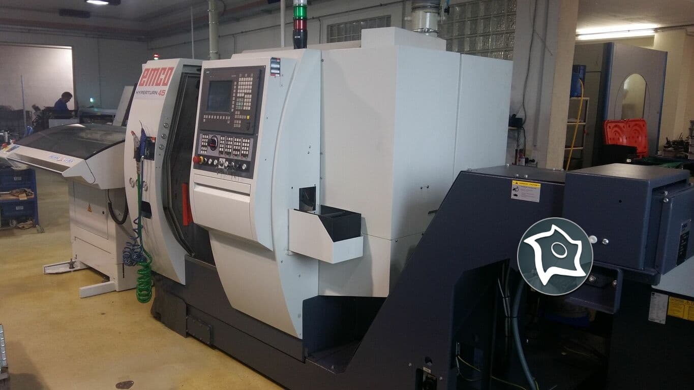 Токарно-фрезерный обрабатывающий центр c ЧПУ EMCO Hyperturn 45-ID14901