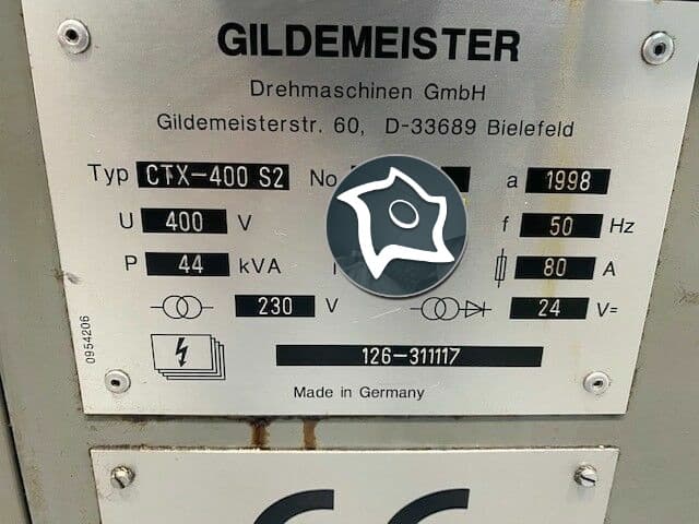 Токарно-фрезерный обрабатывающий центр c ЧПУ Gildemeister CTX 400 S2-ID14933