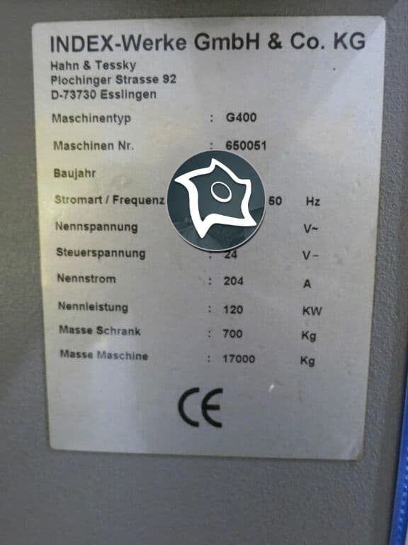 Токарно-фрезерный обрабатывающий центр c ЧПУ INDEX G 400-ID14926