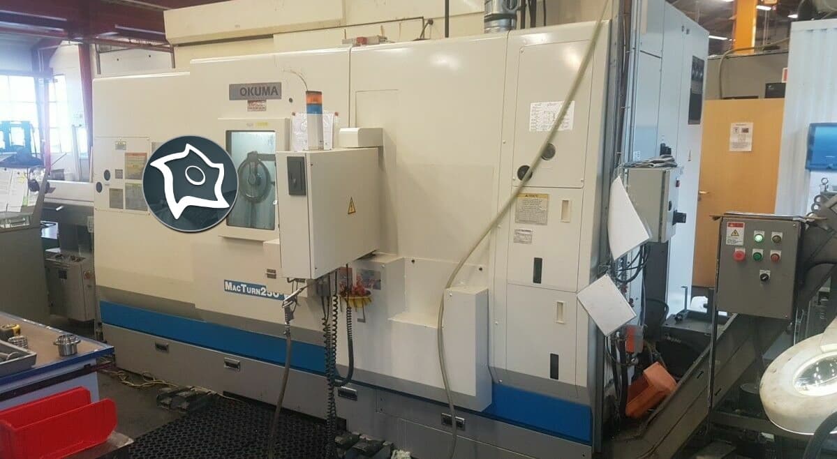 Токарно-фрезерный обрабатывающий центр c ЧПУ OKUMA Mac Turn 250 W-ID14897