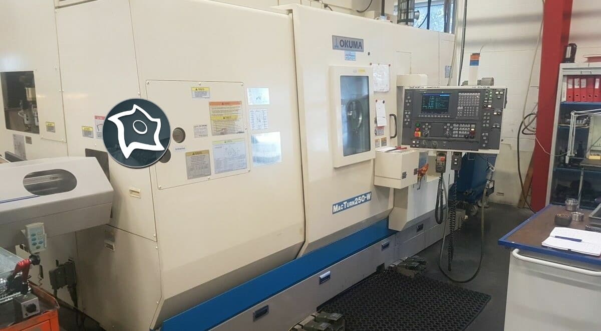 Токарно-фрезерный обрабатывающий центр c ЧПУ OKUMA Mac Turn 250 W-ID14897