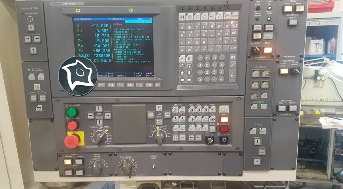 Токарно-фрезерный обрабатывающий центр c ЧПУ OKUMA Mac Turn 250 W-ID14897