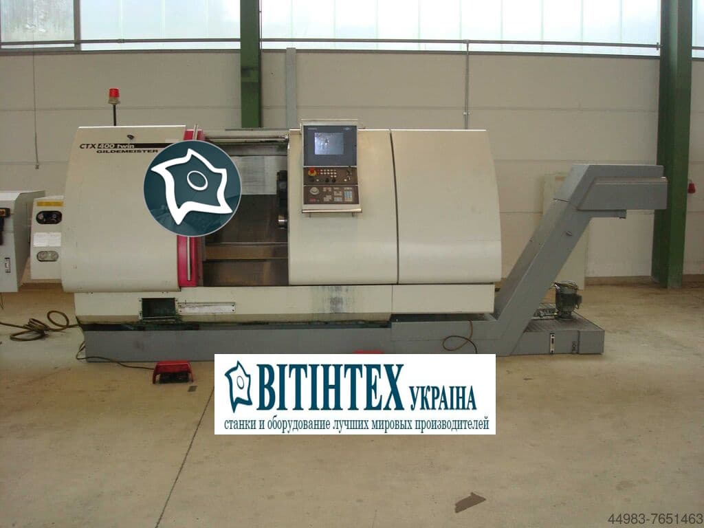 Токарно-фрезерный станок c ЧПУ GILDEMEISTER CTX 400 Twin V6-ID16939