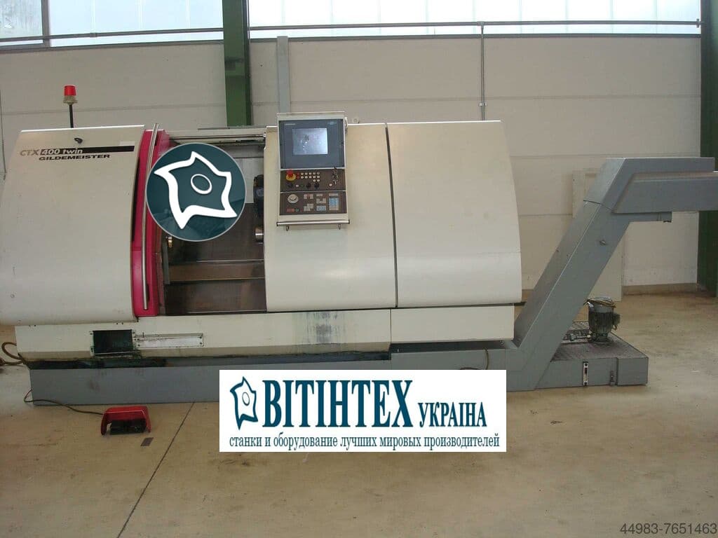 Токарно-фрезерный станок c ЧПУ GILDEMEISTER CTX 400 Twin V6-ID16939