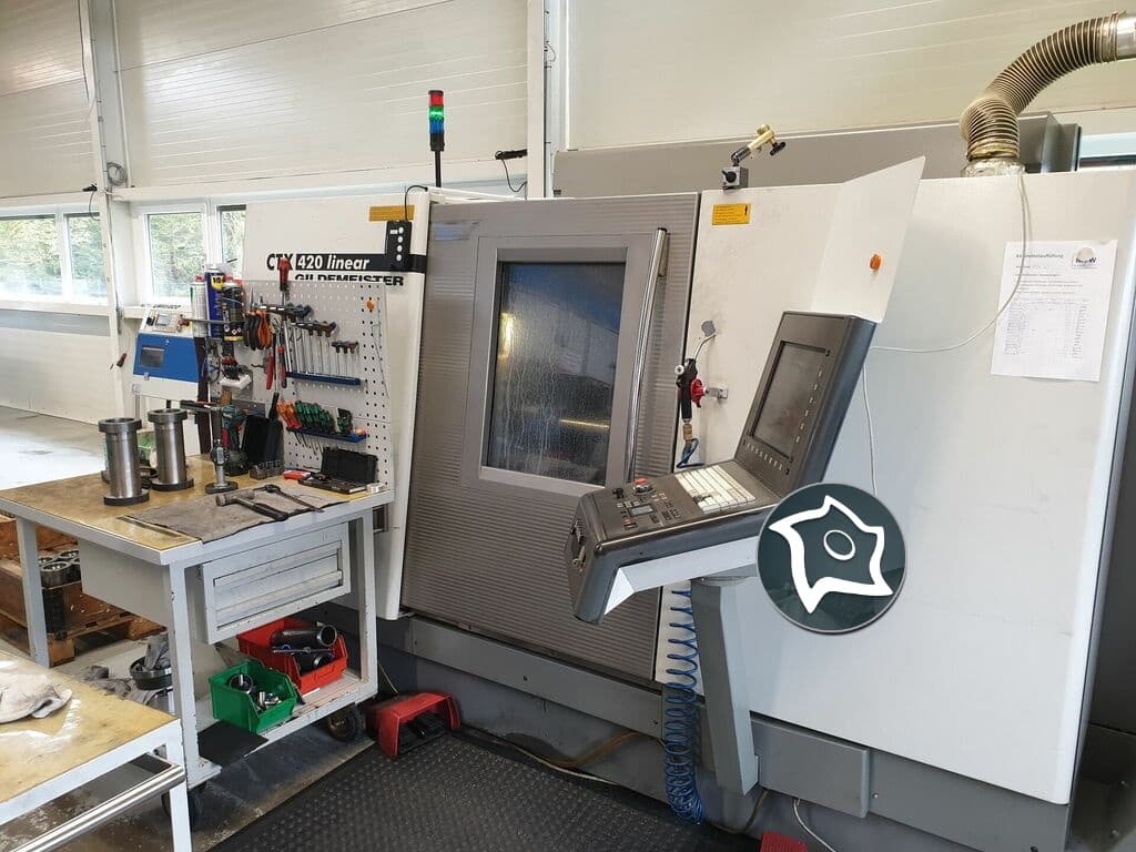Токарно-фрезерный станок c ЧПУ Gildemeister CTX 420 linear V3-ID15993