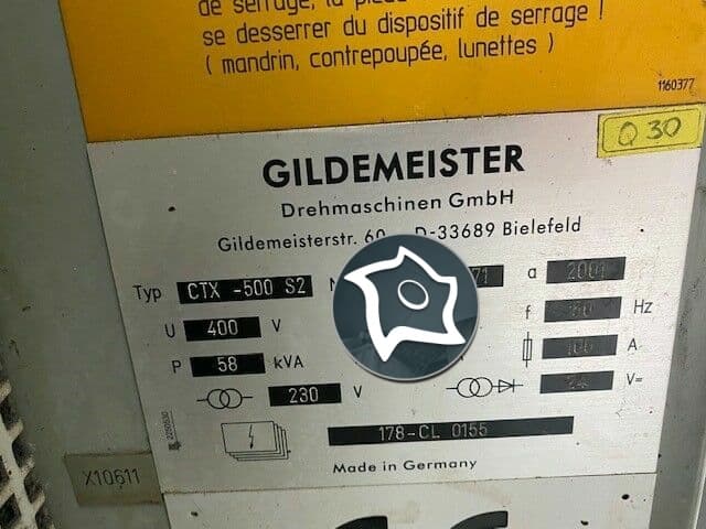 Токарно-фрезерный станок c ЧПУ GILDEMEISTER CTX 500 S2-ID15506