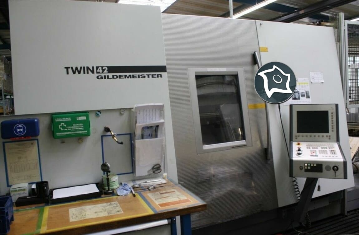Токарно-фрезерный станок c ЧПУ GILDEMEISTER TWIN 42-ID15984