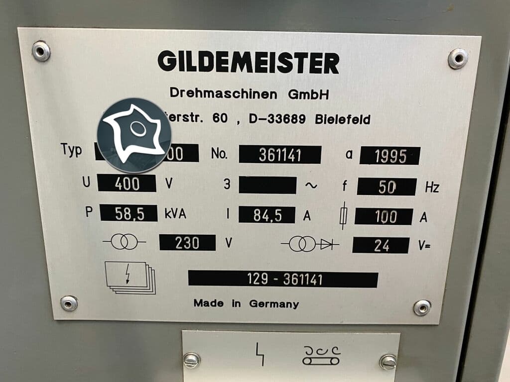 Токарно-фрезерный станок c ЧПУ GILDEMEITSER CTX 600-ID15411