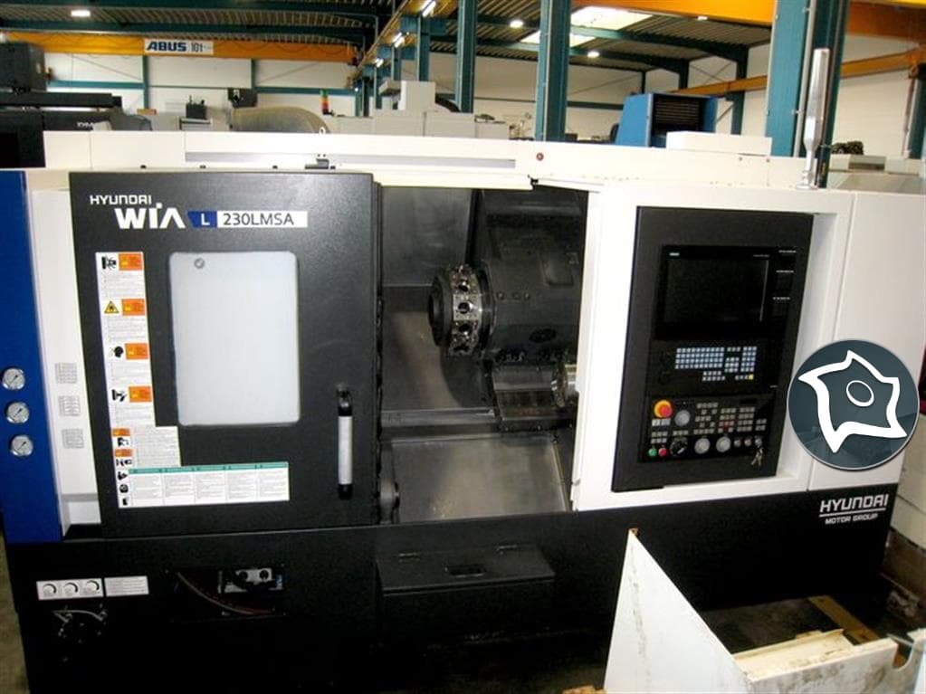 Токарно-фрезерный станок c ЧПУ HYUNDAI WIA 230 LMSA-ID16457
