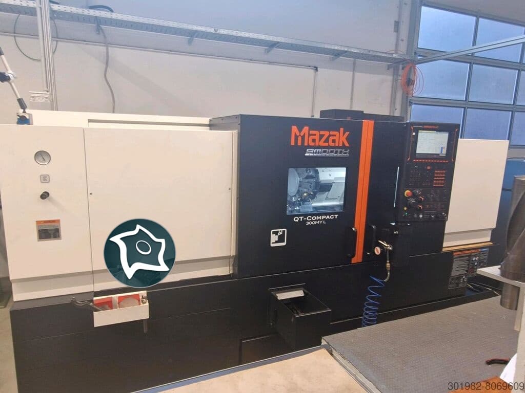 Токарно-фрезерный станок c осью Y и ЧПУ Mazak QT-COMPACT 300 MY L-ID16966