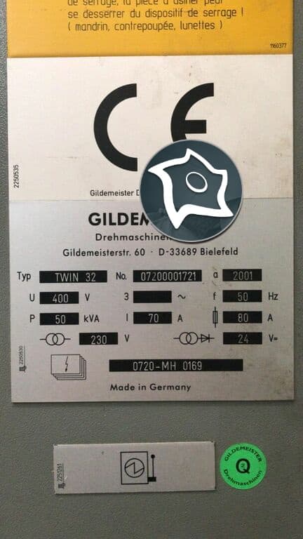 Токарно-фрезерный станок с ЧПУ DMG GILDEMEISTER Twin 32-ID15270
