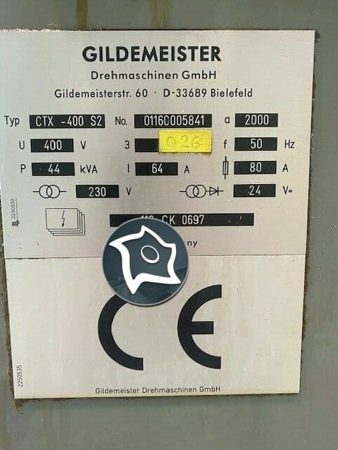 Токарно-фрезерный станок с ЧПУ Gildemeister CTX 400 S2-ID14601