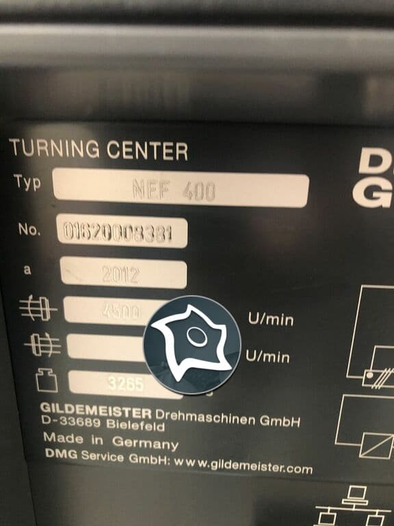 Токарно-фрезерный станок с ЧПУ Gildemeister NEF 400 V3-ID14747