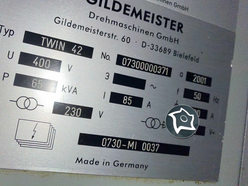 Токарно-фрезерный станок с ЧПУ GILDEMEISTER TWIN 42-ID14963