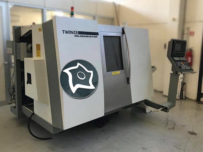 Токарно-фрезерный станок с ЧПУ Gildemeister TWIN 42-ID15212