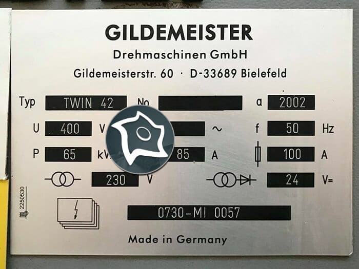 Токарно-фрезерный станок с ЧПУ Gildemeister TWIN 42-ID15212