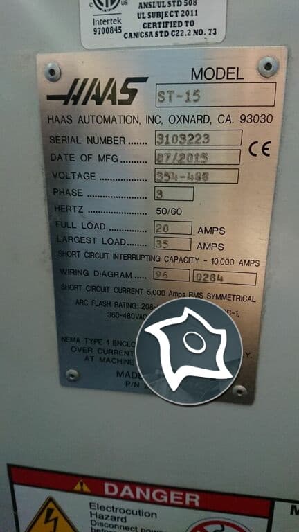 Токарно-фрезерный станок с ЧПУ HAAS ST 15-ID14670