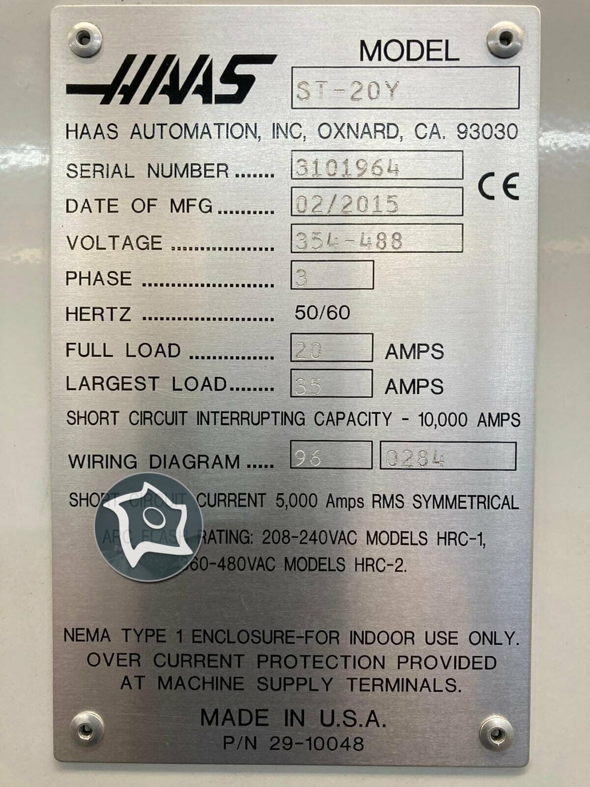 Токарно-фрезерный станок с ЧПУ Haas ST-20 Y-ID14487