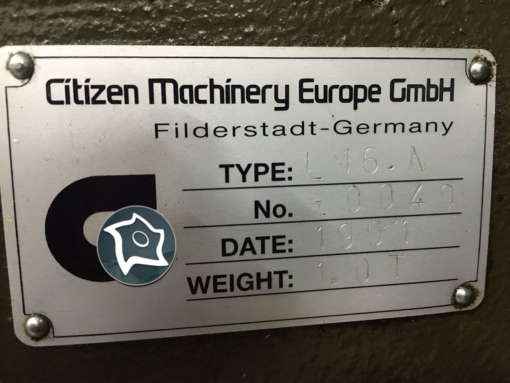 Токарный автомат продольного точения с ЧПУ Citizen Cincom L-16-ID12080