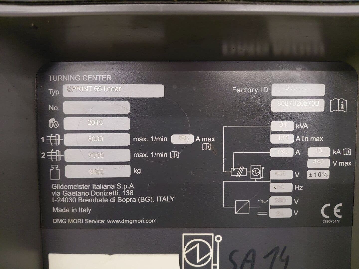 Токарный автомат продольного точения с ЧПУ DMG MORI Sprint 65 linear-ID17978