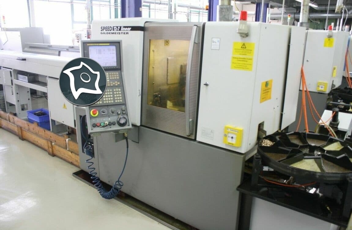 Токарный автомат продольного точения с ЧПУ Gildemeister Speed 12/7 Linear-ID14958