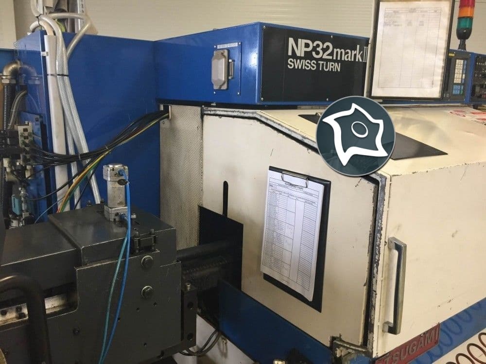 Токарный автомат продольного точения с ЧПУ Tsugami NP 32-ID10498
