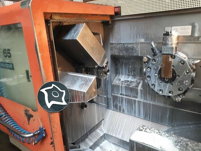 Токарный автомат с ЧПУ с податчиком прутка Gildemeister GDS 65-ID13061