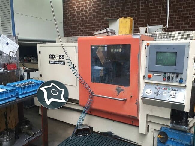 Токарный автомат с ЧПУ с податчиком прутка Gildemeister GDS 65-ID13061