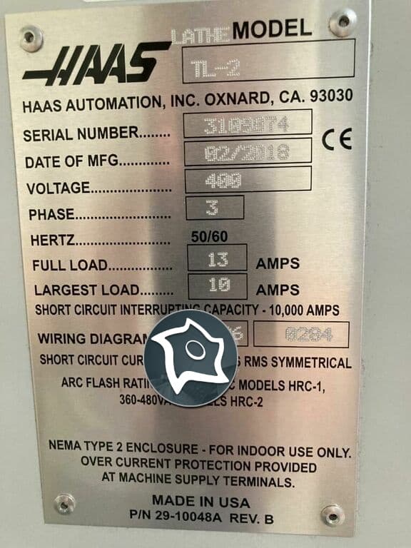 Токарный цикличный станок HAAS TL 2-ID15643
