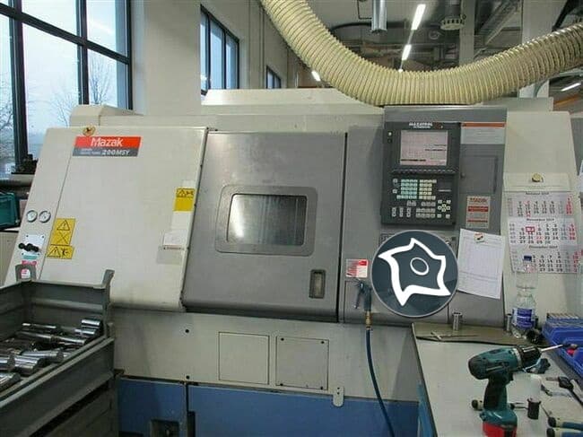 Токарный обрабатывающий центр с осью Y с ЧПУ Mazak SQT-200 MSY-ID13628